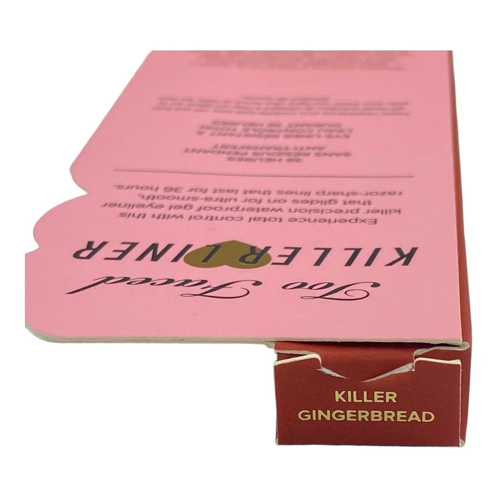 Too Faced Killer Gingerbread Liner Total Control 36 Hour Waterproof Eyeliner NIB